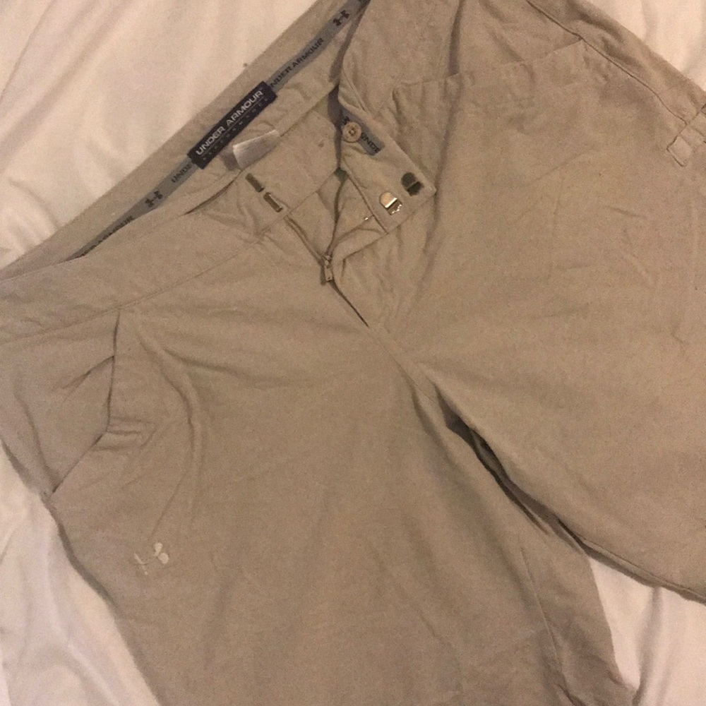 Under Armour Khaki Golf Shorts